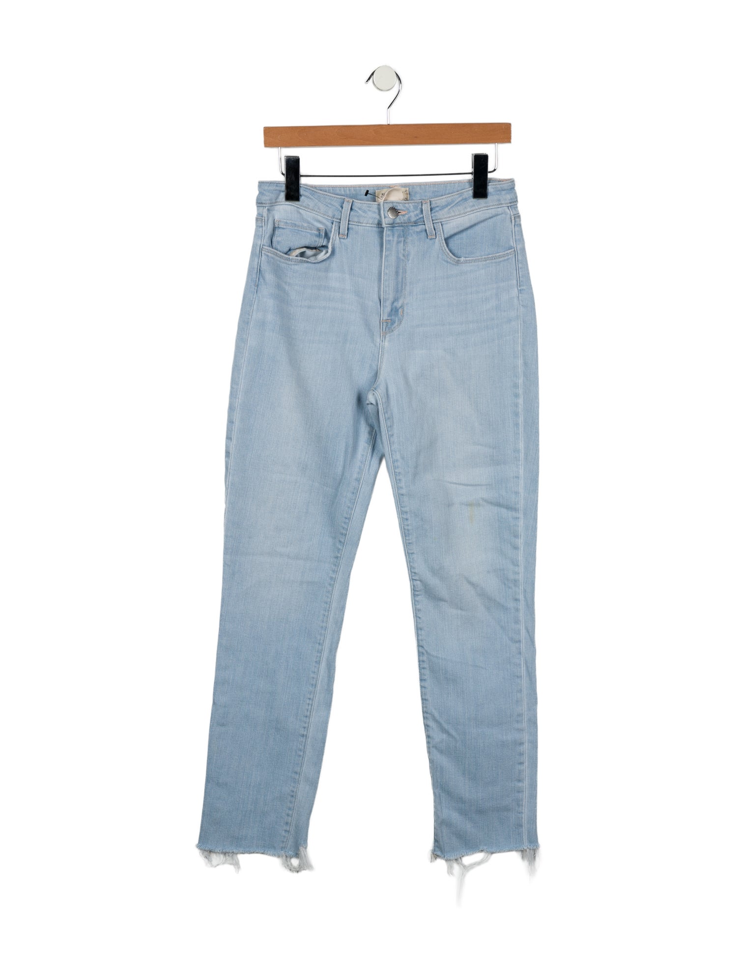L'Agence Mid-Rise Straight Leg Jeans