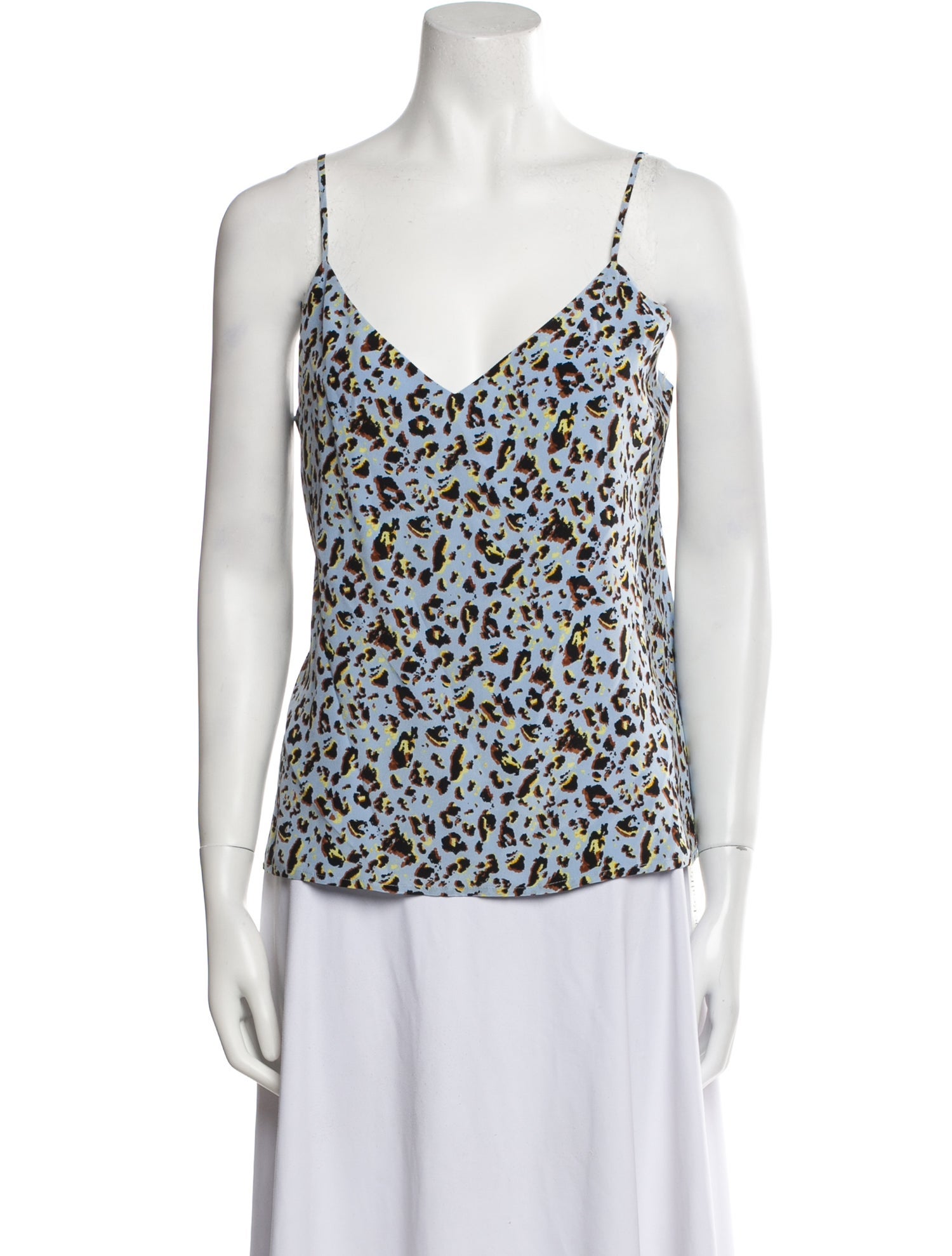 L'Agence Silk Printed Top