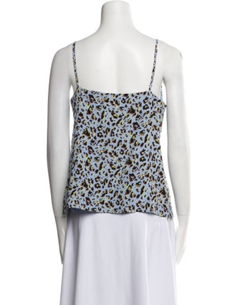 L'Agence Silk Printed Top