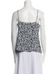 L'Agence Silk Printed Top