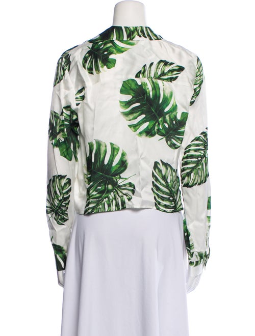 L'Agence Printed Long Sleeve Blouse