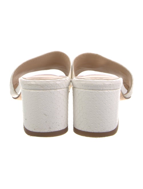 L'Agence Leather Slides