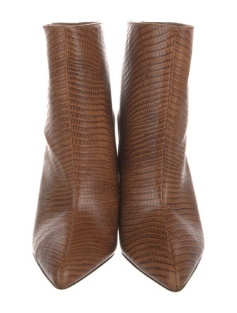 L'Agence Embossed Leather Boots