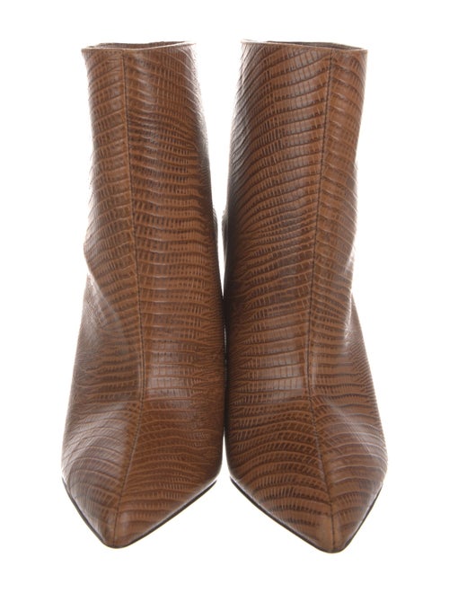 L'Agence Embossed Leather Boots