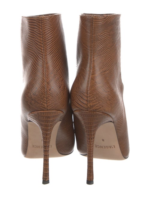 L'Agence Embossed Leather Boots