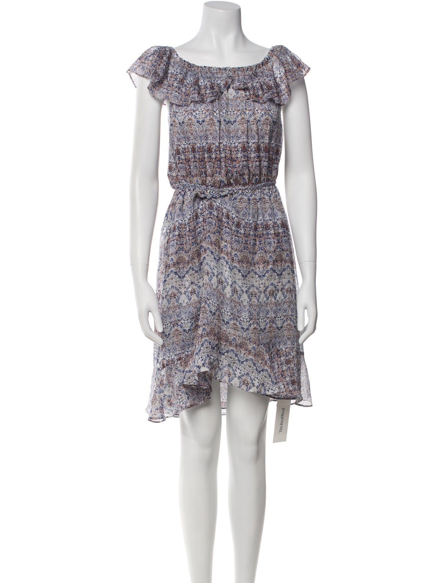 L'Agence Silk Mini Dress