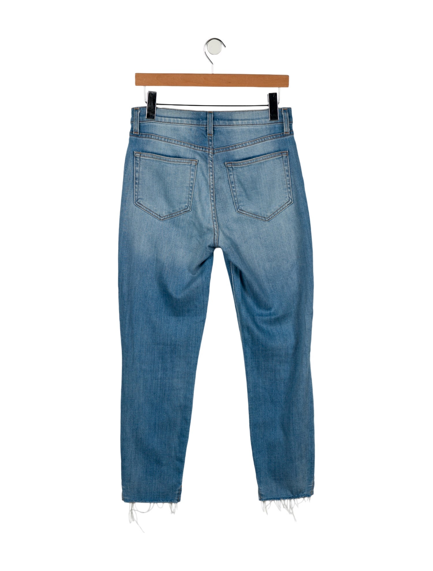 L'Agence Mid-Rise Straight Leg Jeans