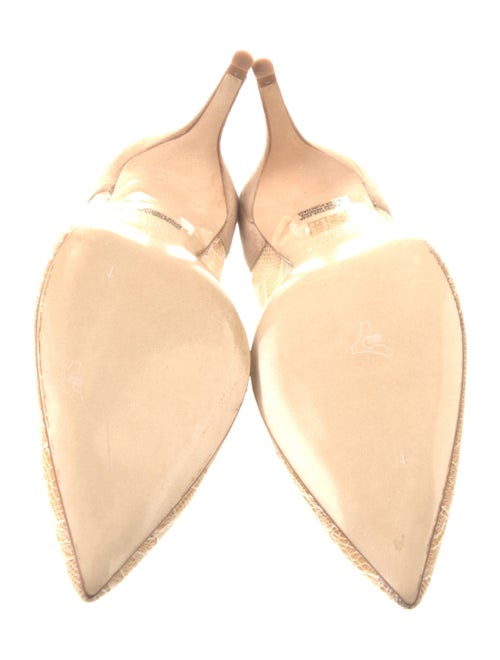 L'Agence Lace Lace Trim Embellishment Pumps