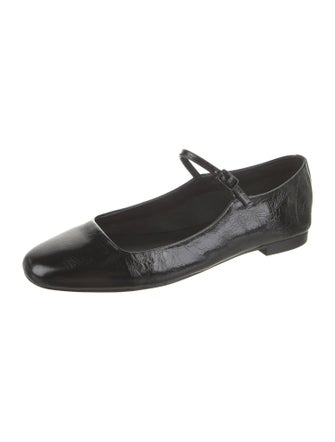 L'Agence Patent Leather Mary Jane Flats
