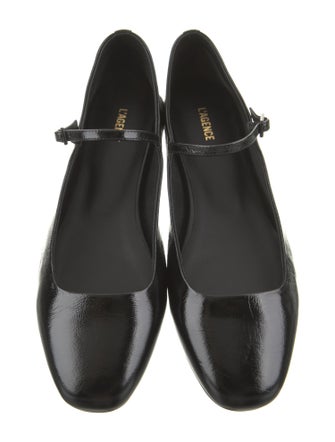 L'Agence Patent Leather Mary Jane Flats