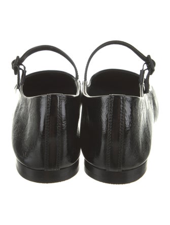 L'Agence Patent Leather Mary Jane Flats