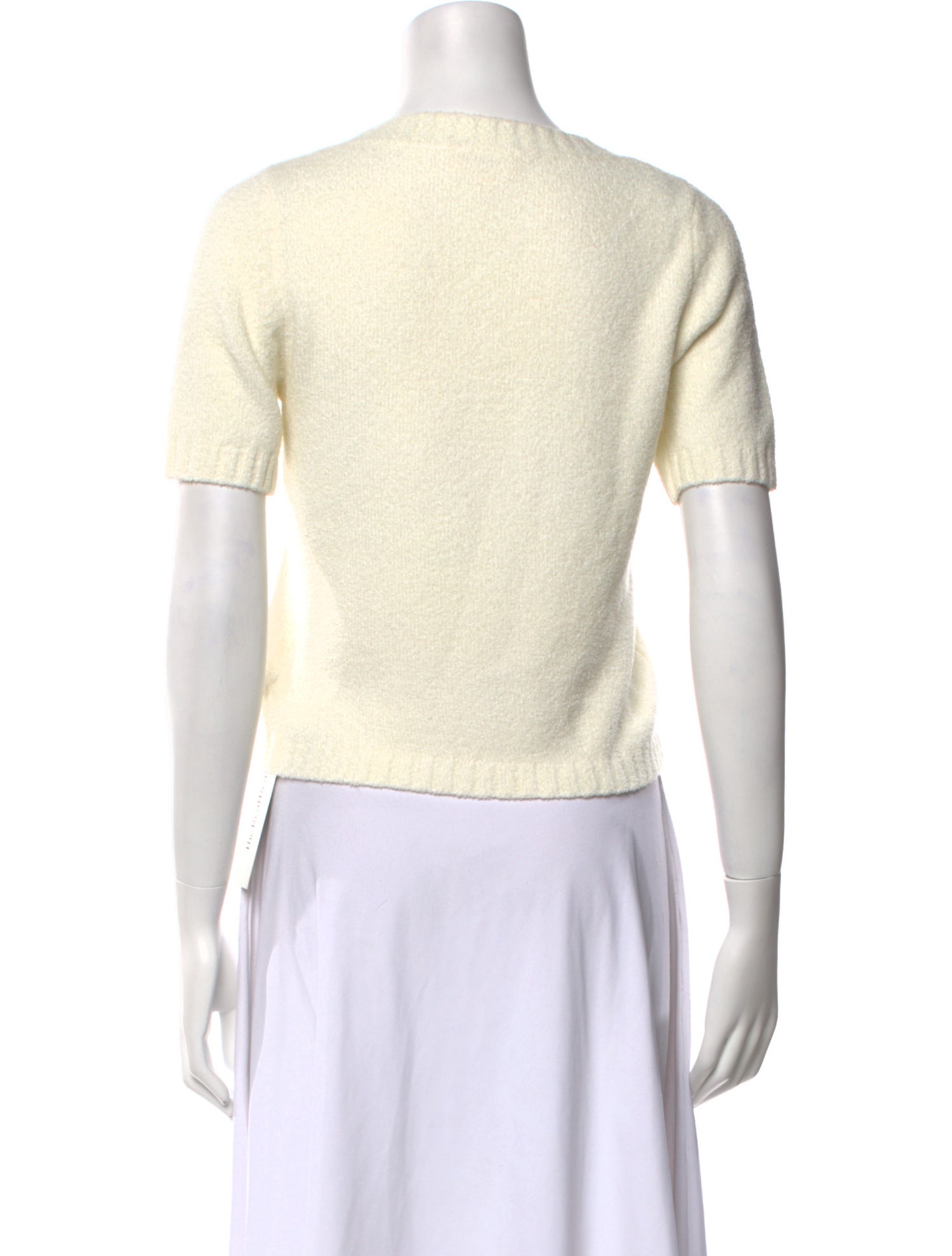 L'Agence Crew Neck Short Sleeve T-Shirt