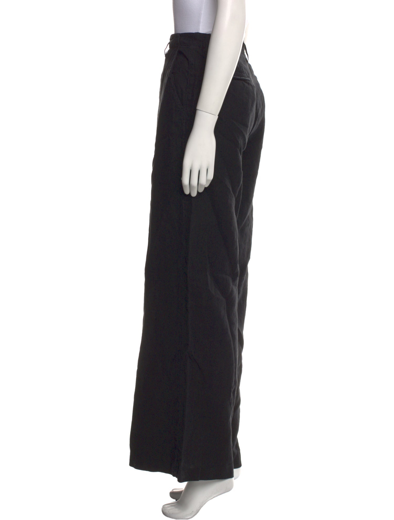 L'Agence Linen Wide Leg Pants