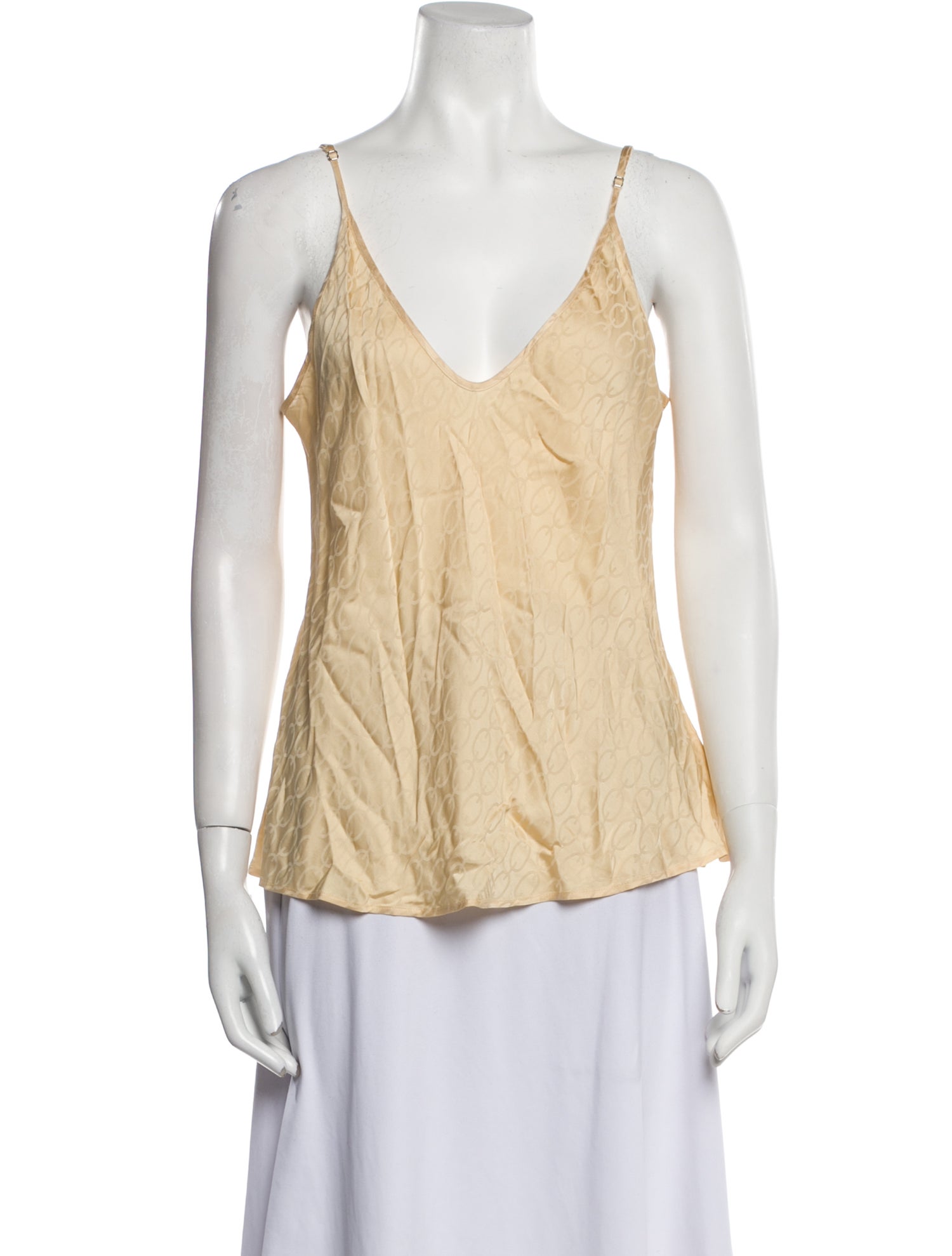 L'Agence V-Neck Sleeveless Top