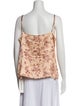 L'Agence Silk Floral Print Blouse