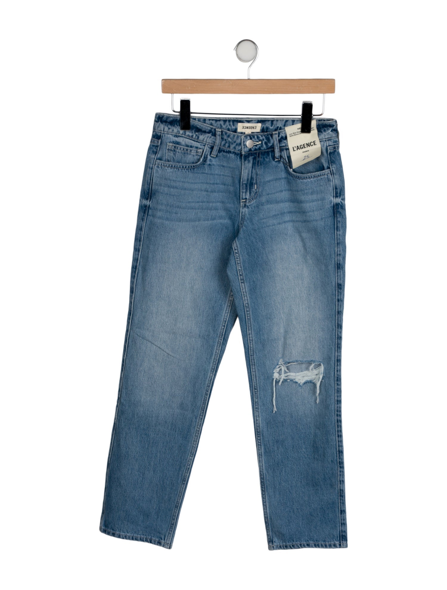 L'Agence Mid-Rise Straight Leg Jeans w/ Tags