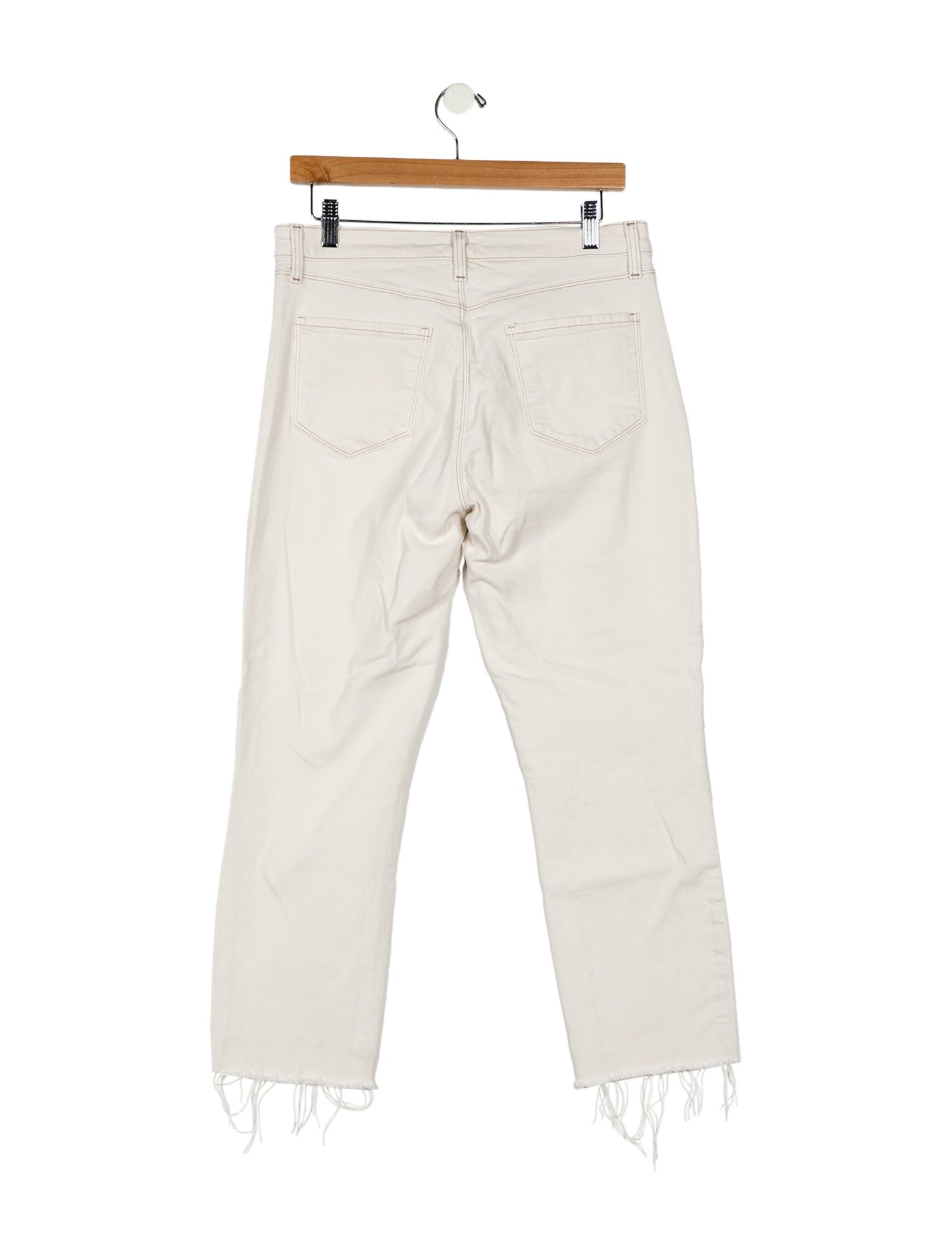 L'Agence Mid-Rise Straight Leg Jeans