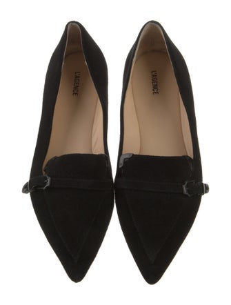L'Agence Suede Loafers