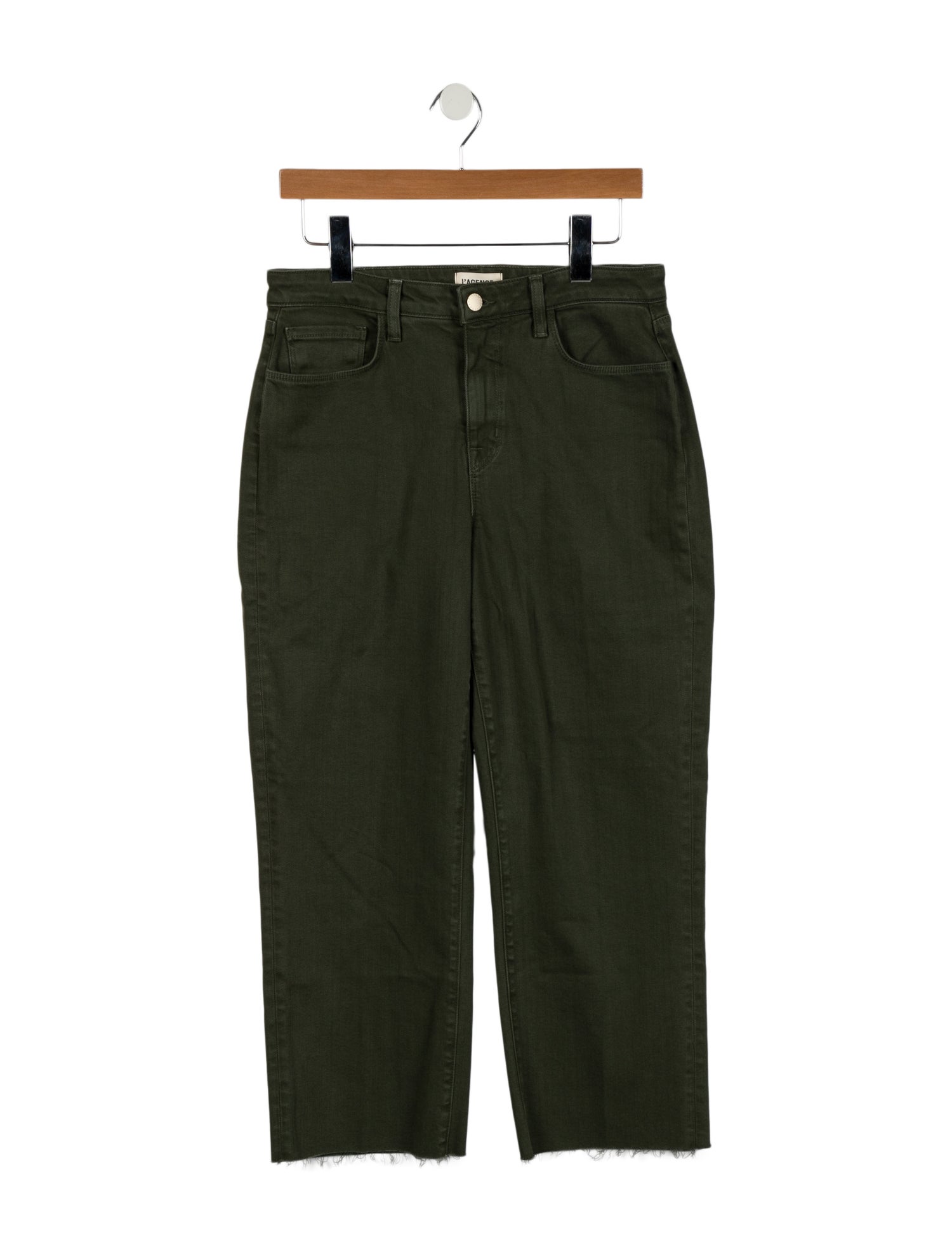 L'Agence Mid-Rise Wide Leg Jeans