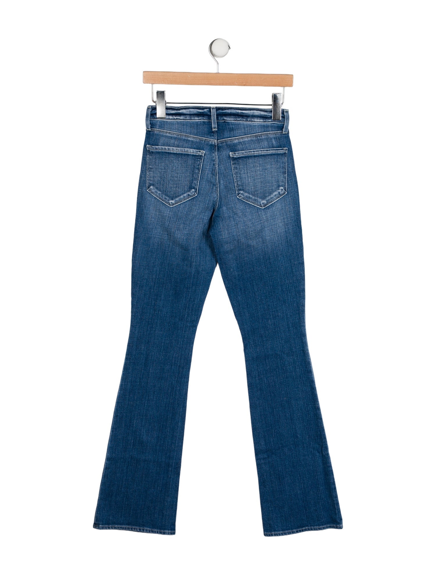 L'Agence Mid-Rise Wide Leg Jeans