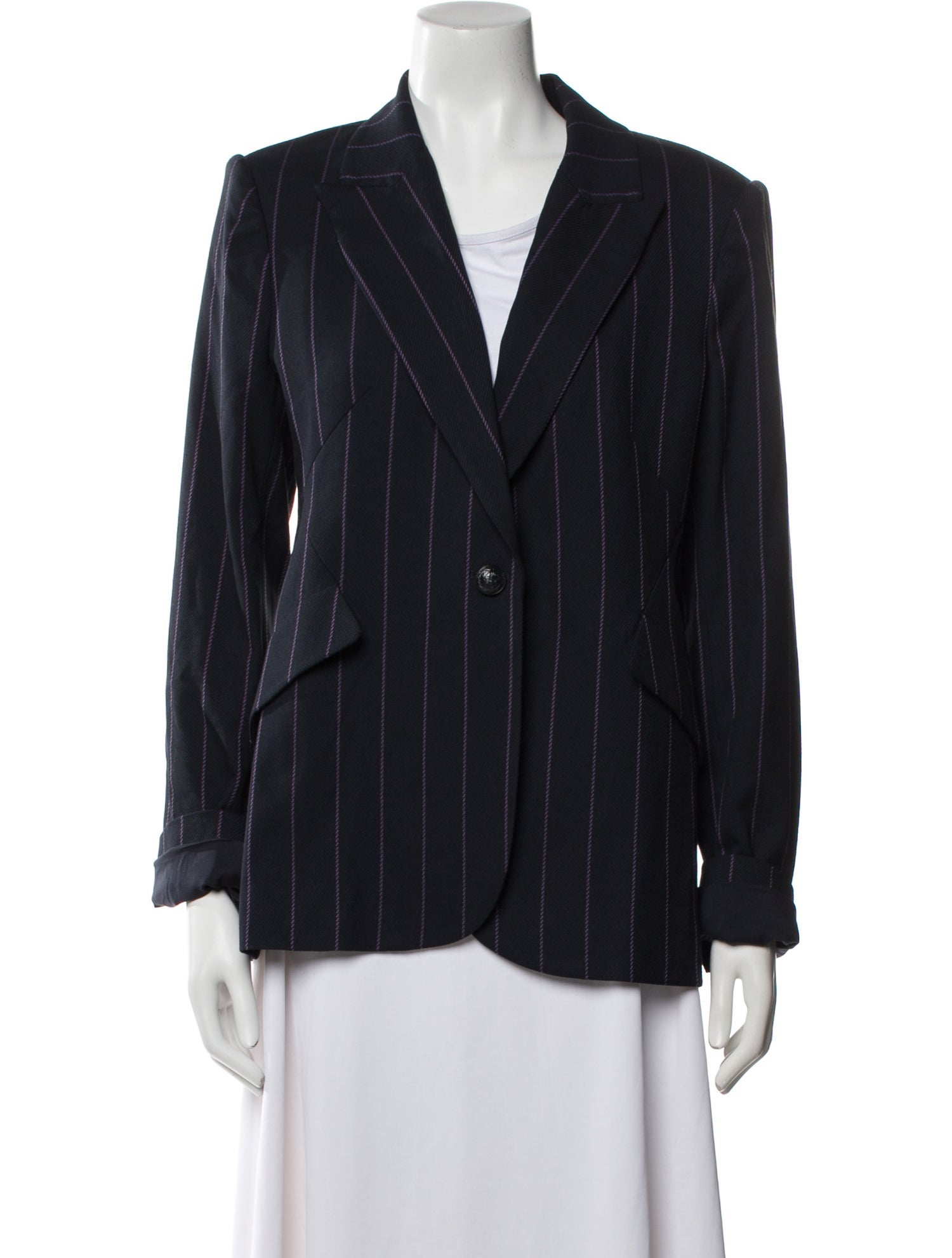 L'Agence Striped Blazer