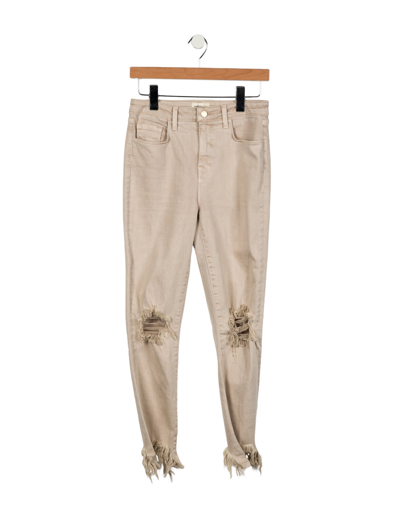 L'Agence Mid-Rise Straight Leg Jeans