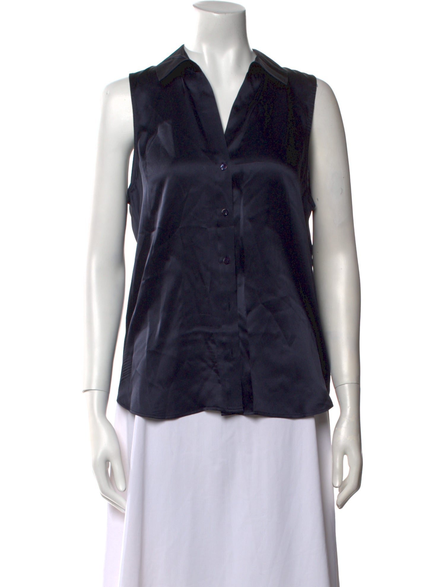 L'Agence Silk V-Neck Top w/ Tags