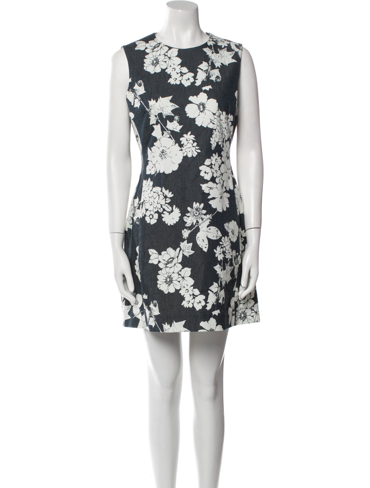 L'Agence Floral Print Mini Dress