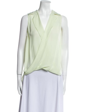 L'Agence Tops Silk Sleeveless Blouse S