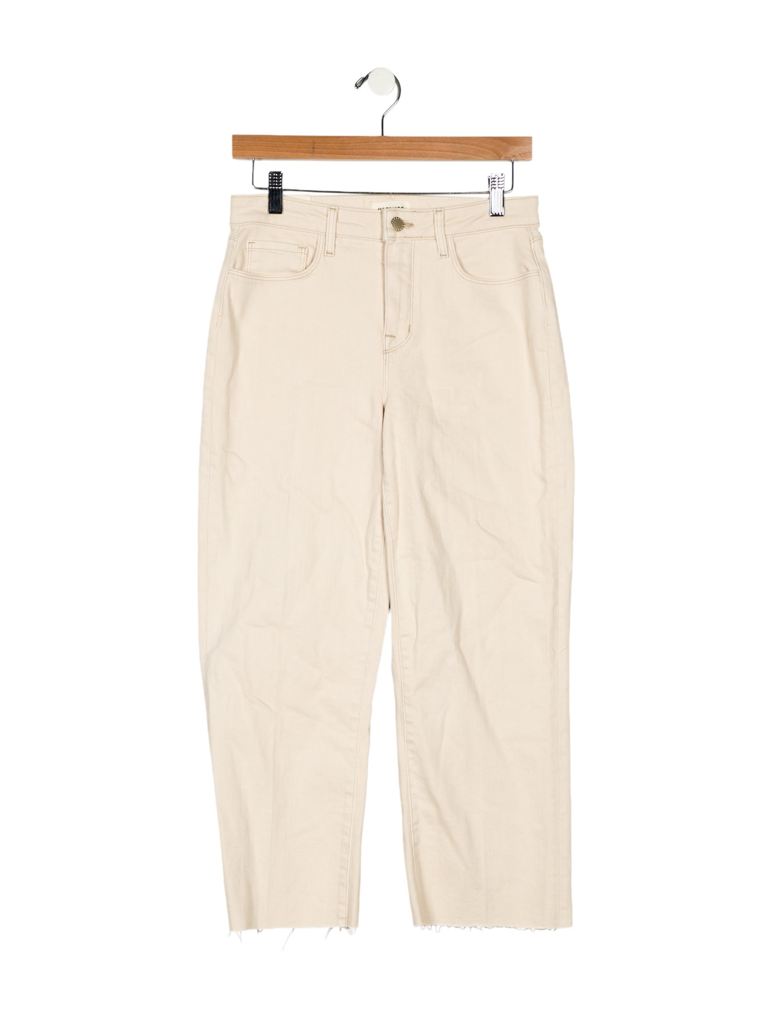 L'Agence Mid-Rise Wide Leg Jeans w/ Tags