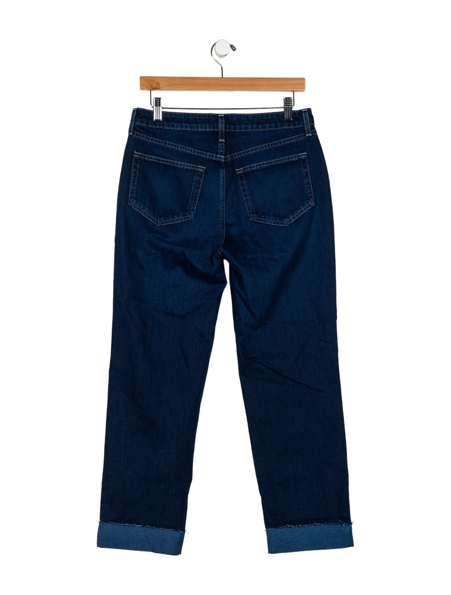 L'Agence Mid-Rise Straight Leg Jeans