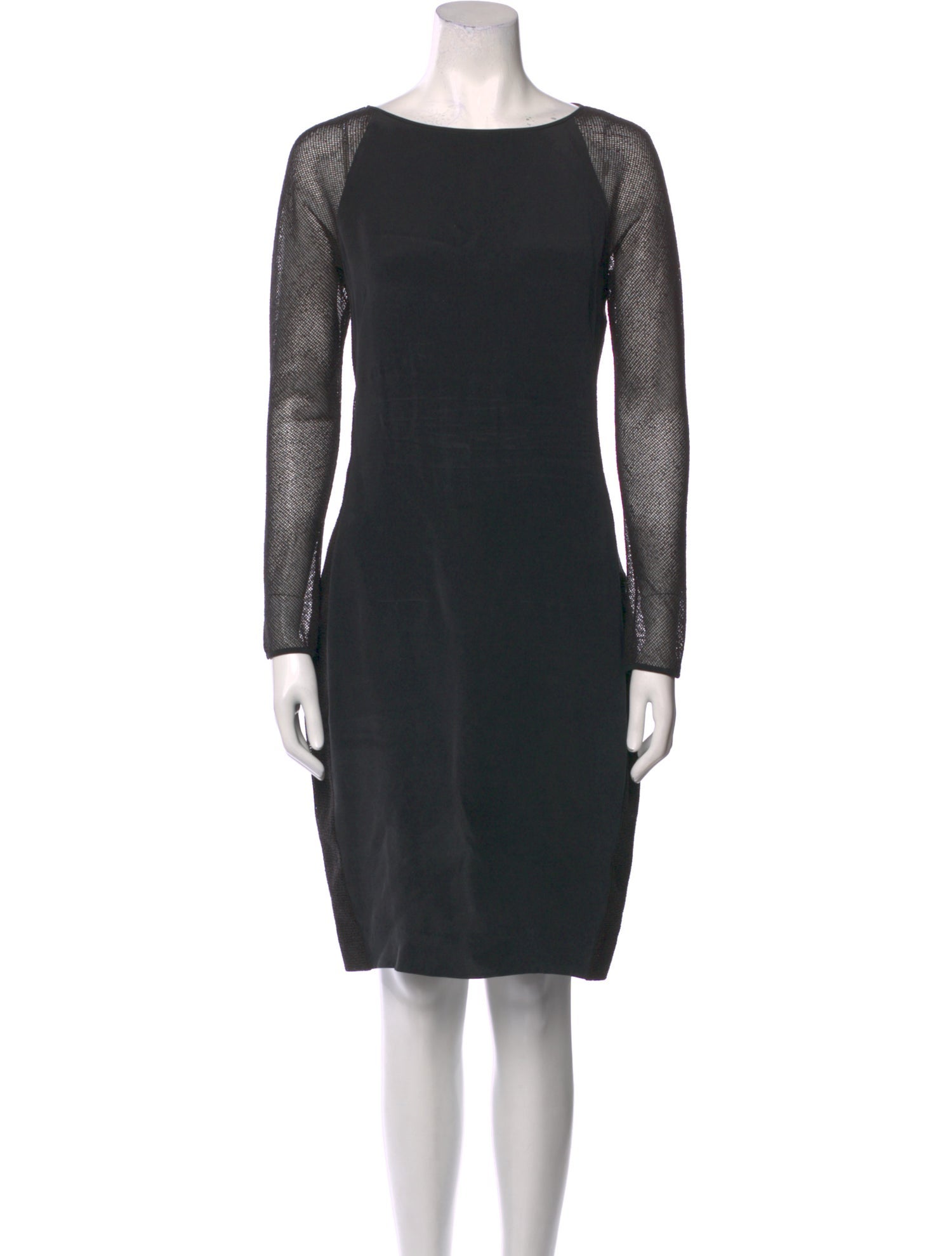 L'Agence Silk Knee-Length Dress