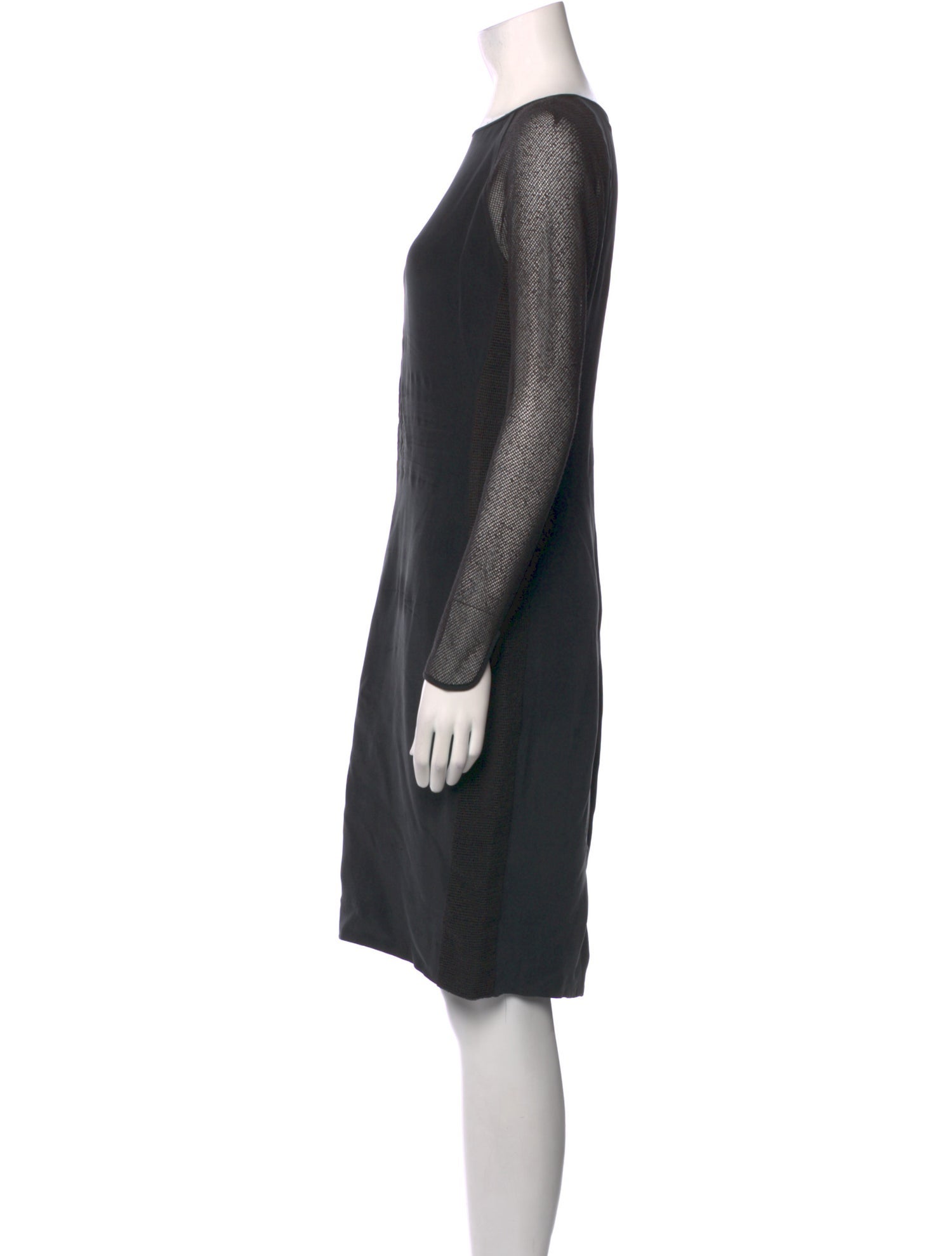 L'Agence Silk Knee-Length Dress