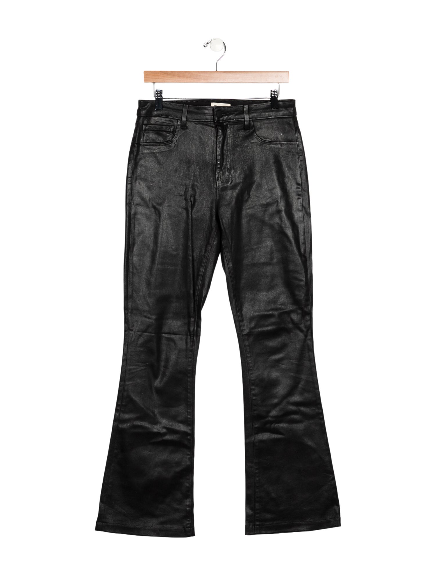 L'Agence Mid-Rise Wide Leg Jeans