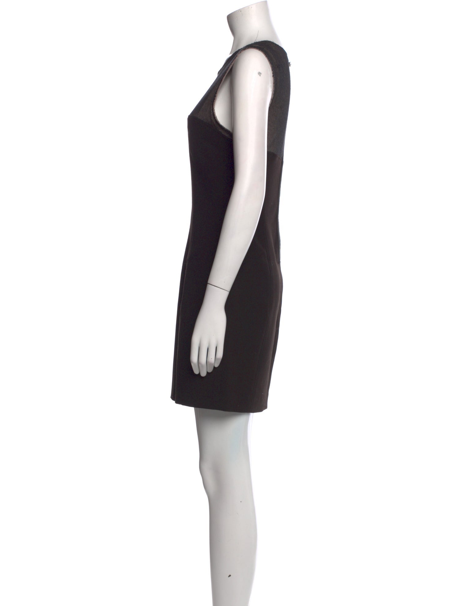 L'Agence Crew Neck Mini Dress