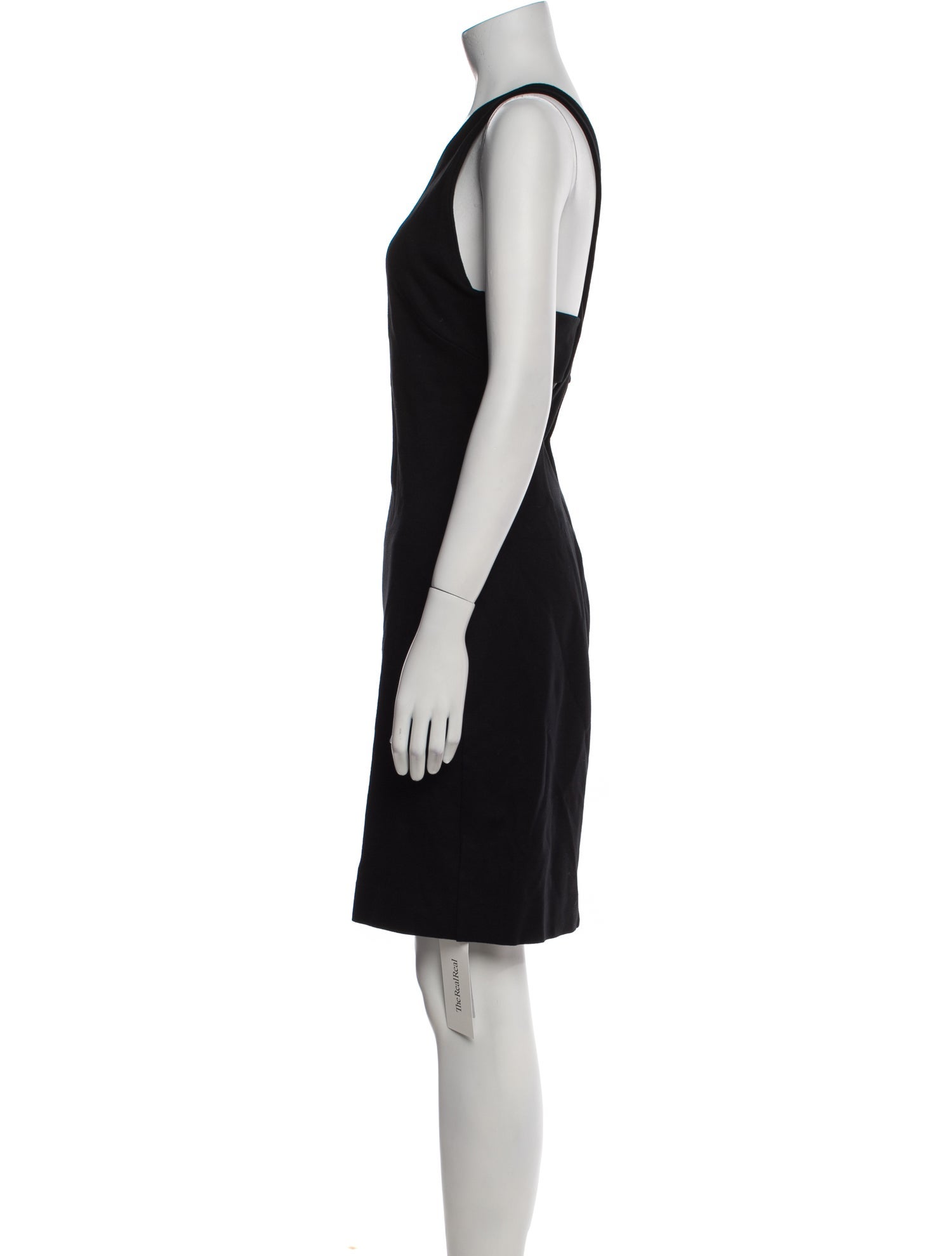 L'Agence Scoop Neck Mini Dress