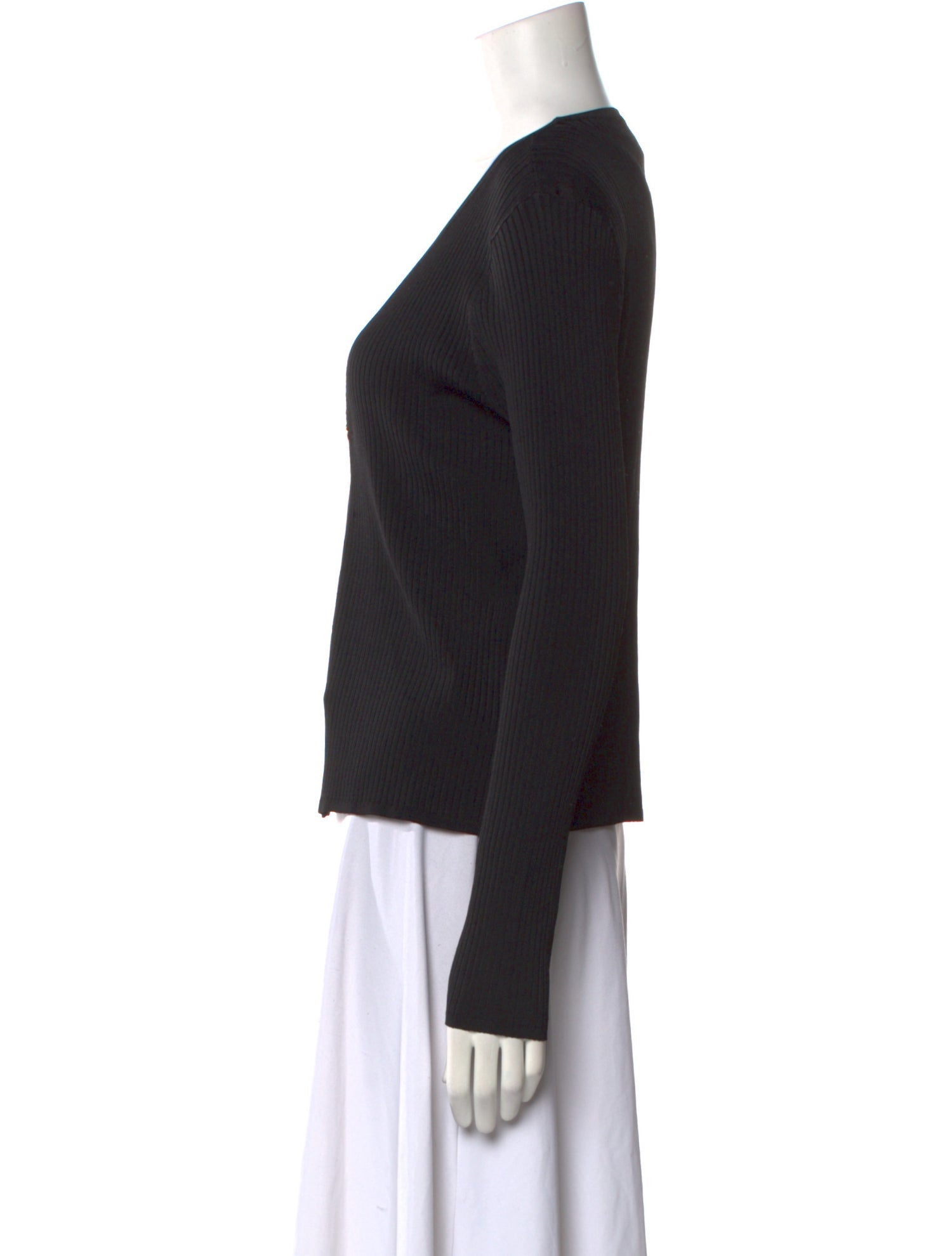 L'Agence Open Front Long Sleeve Top w/ Tags