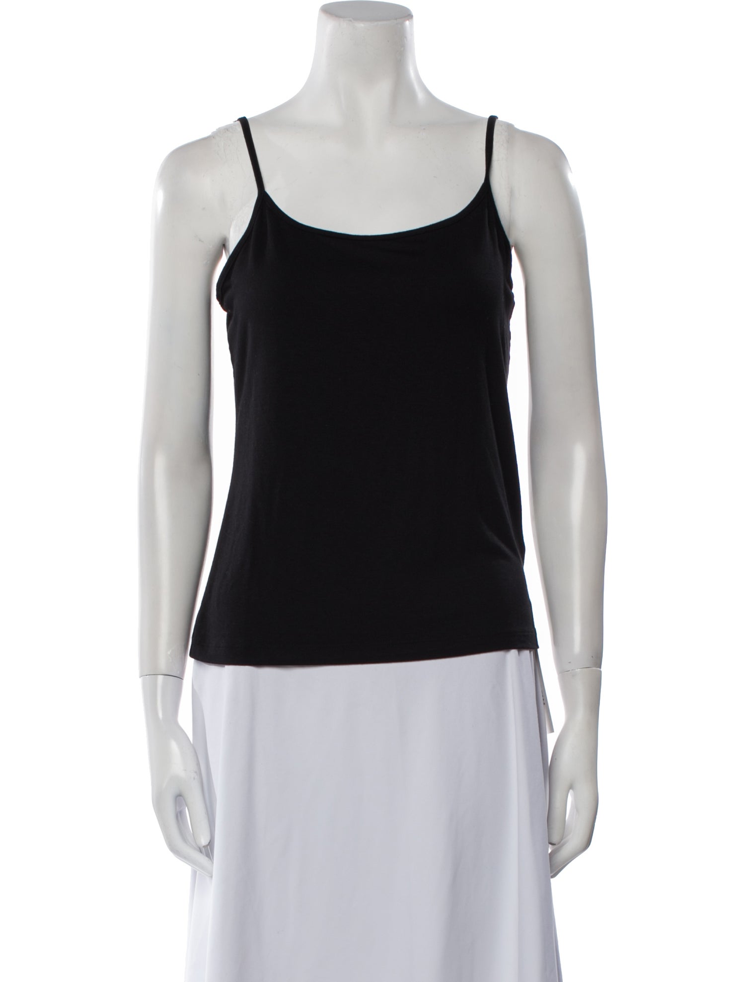 L'Agence Scoop Neck Sleeveless Top