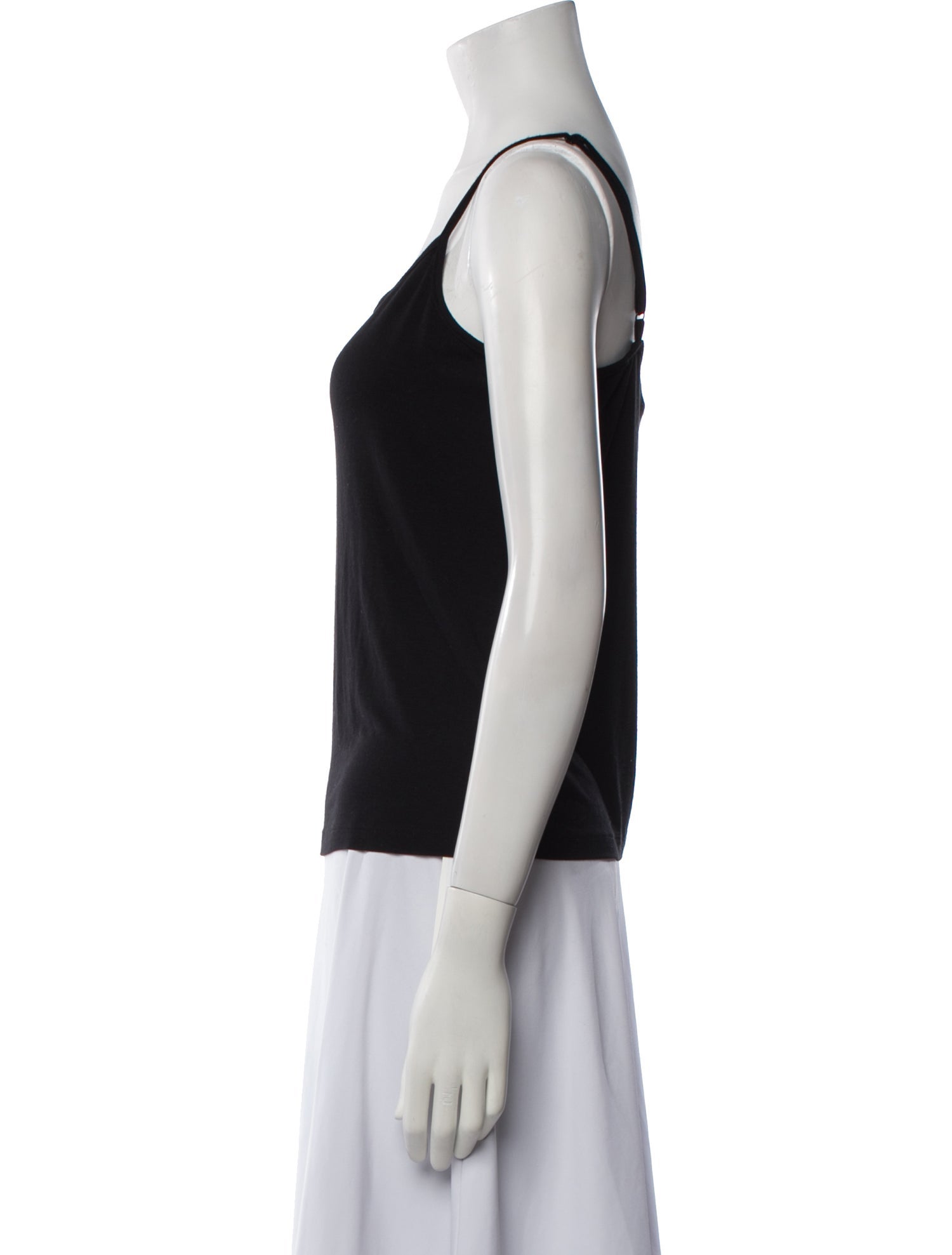 L'Agence Scoop Neck Sleeveless Top
