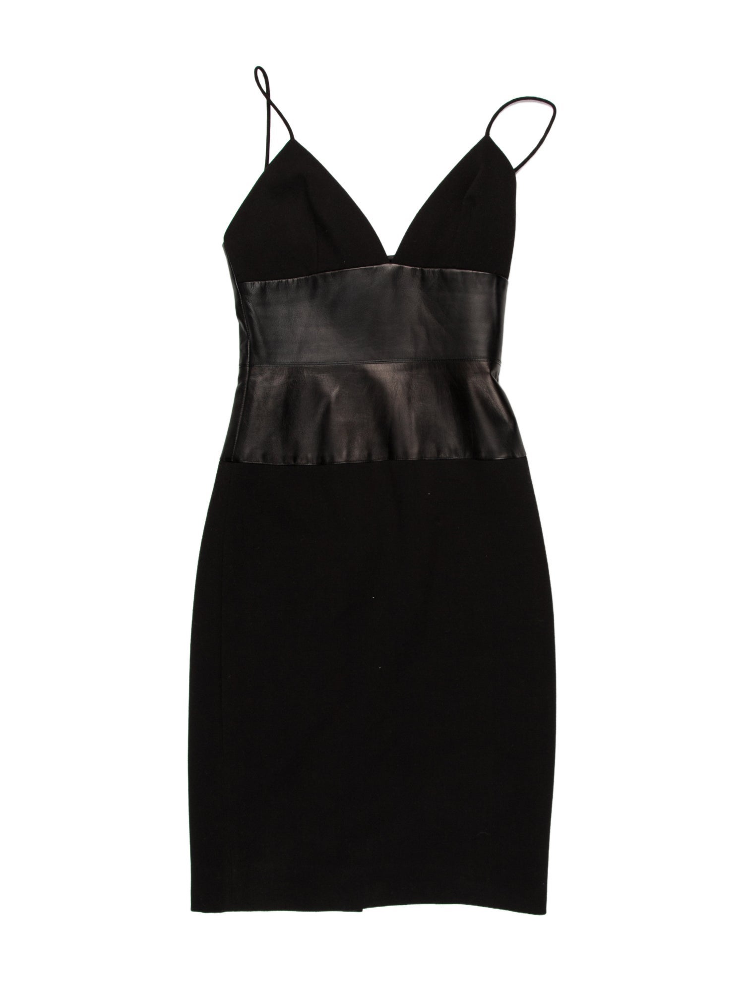 L'Agence V-Neck Mini Dress