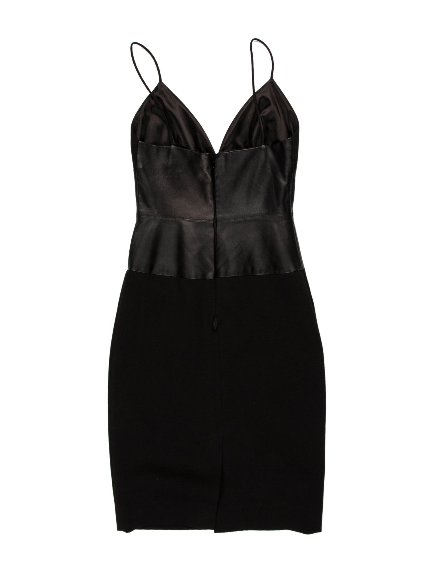 L'Agence V-Neck Mini Dress