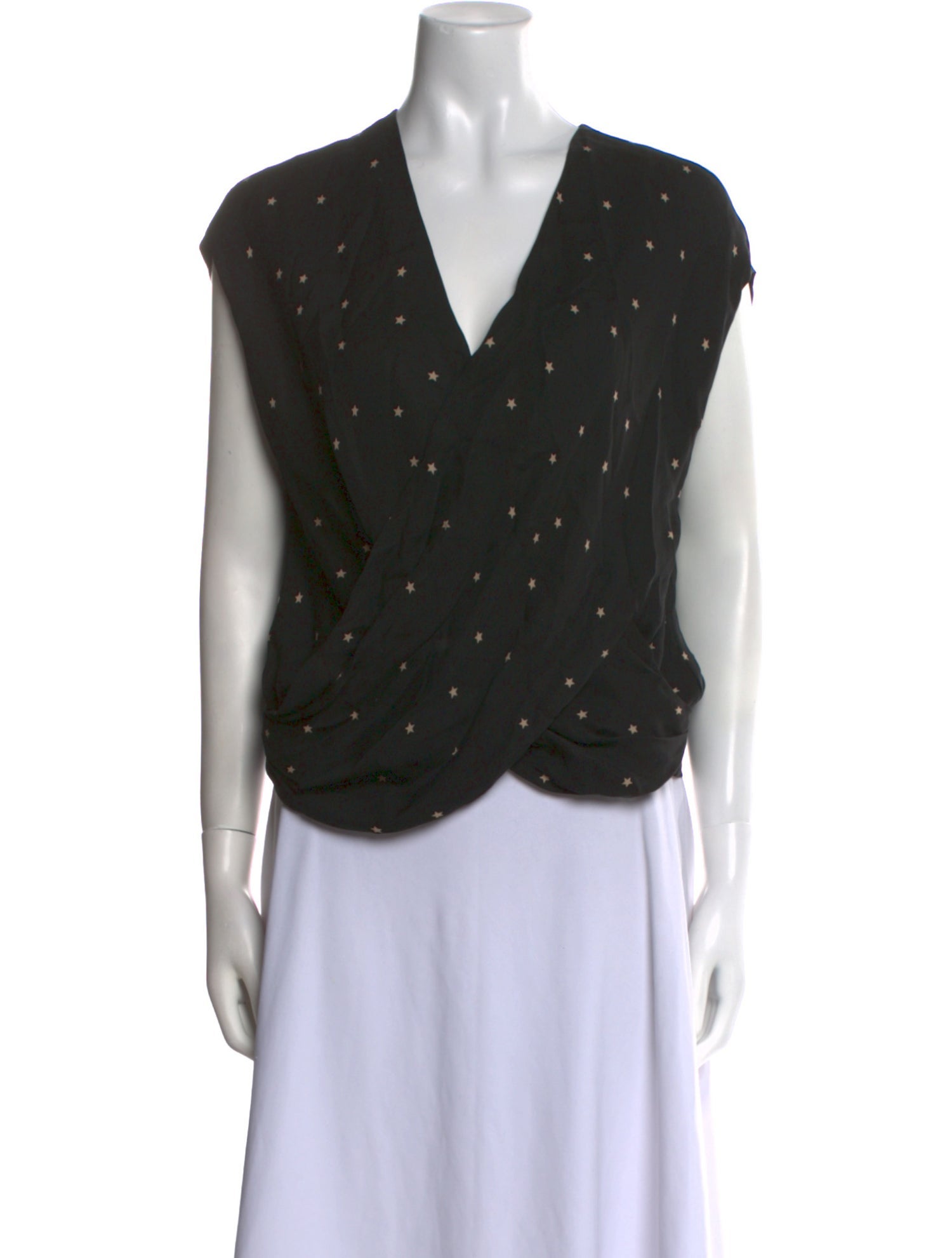 L'Agence Silk Printed Blouse