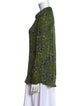 L'Agence Silk Floral Print Button-Up Top