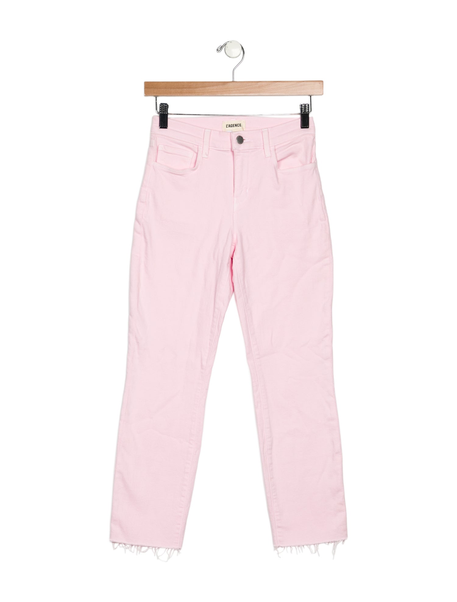 L'Agence Mid-Rise Straight Leg Jeans