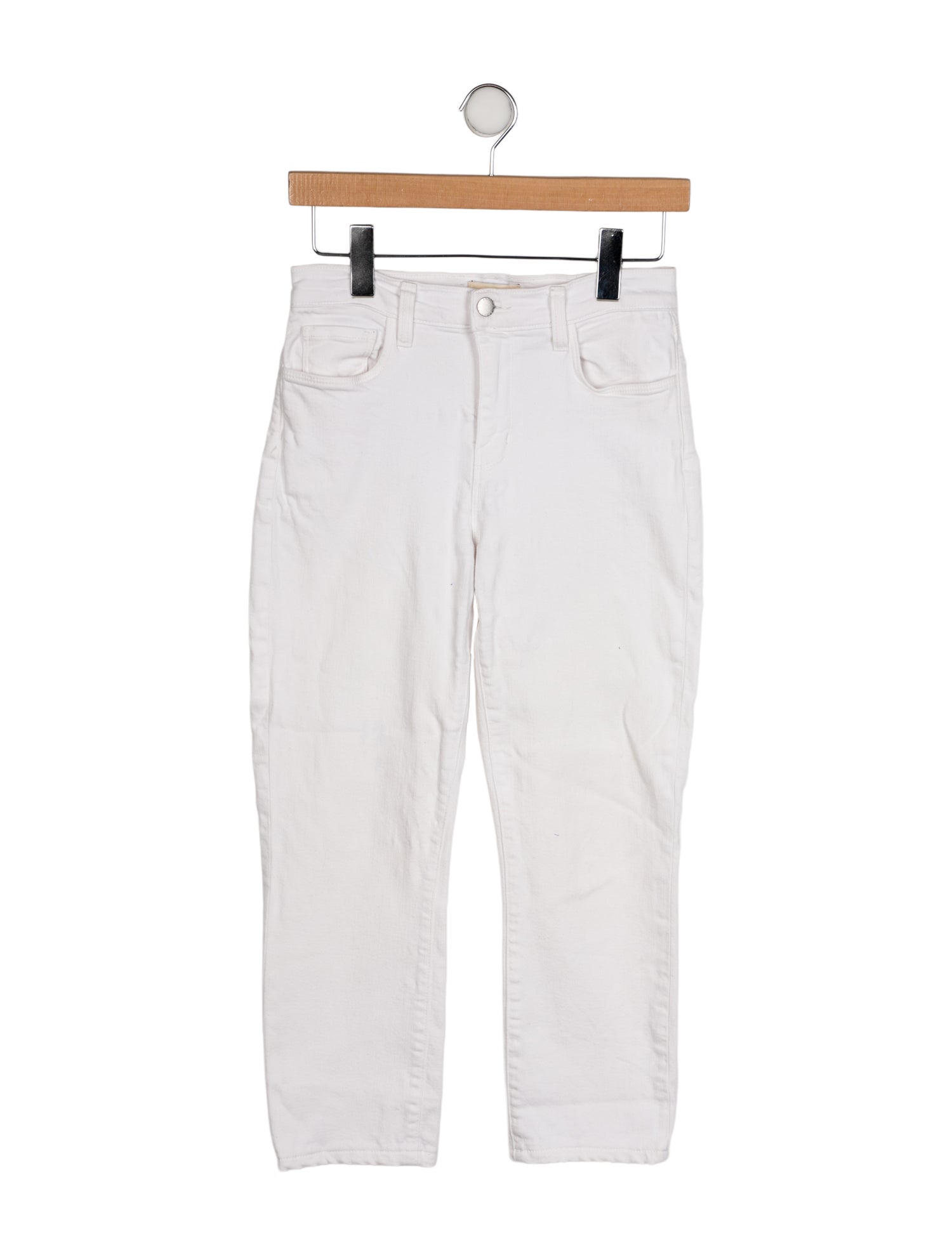 L'Agence Mid-Rise Straight Leg Jeans