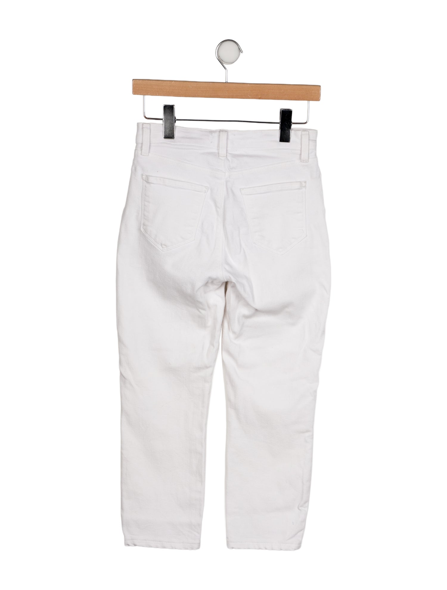 L'Agence Mid-Rise Straight Leg Jeans