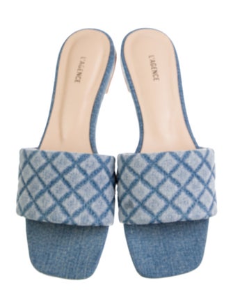 L'Agence Denim Slides