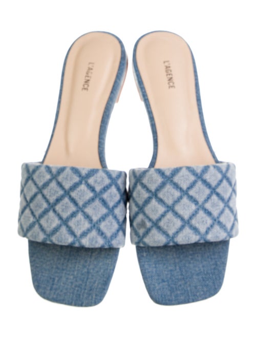 L'Agence Denim Slides
