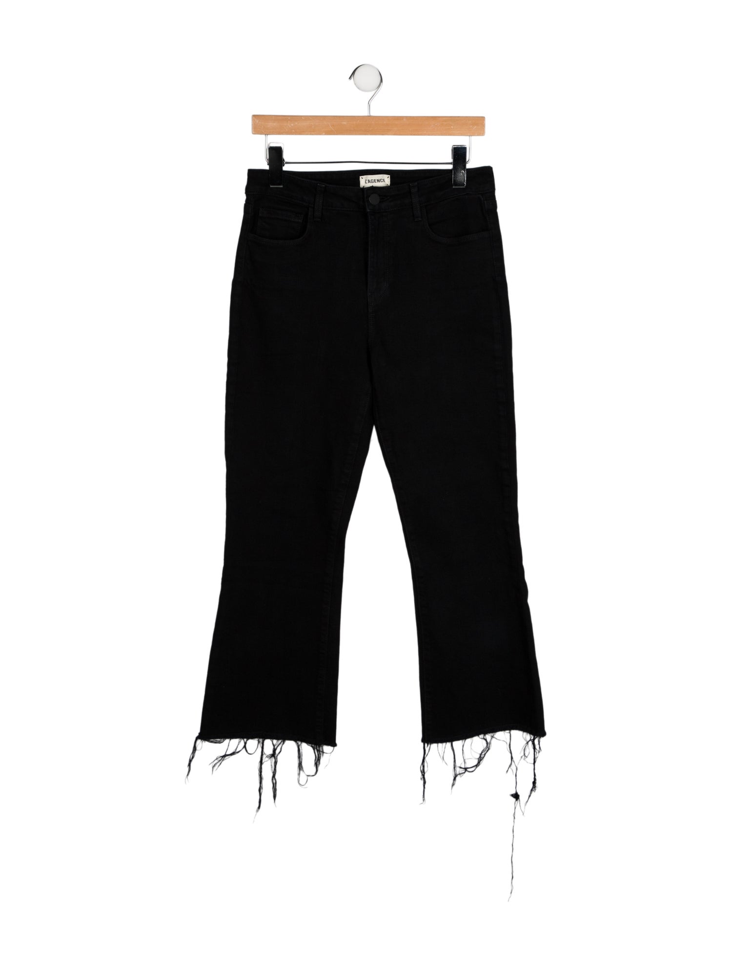 L'Agence High-Rise Straight Leg Jeans