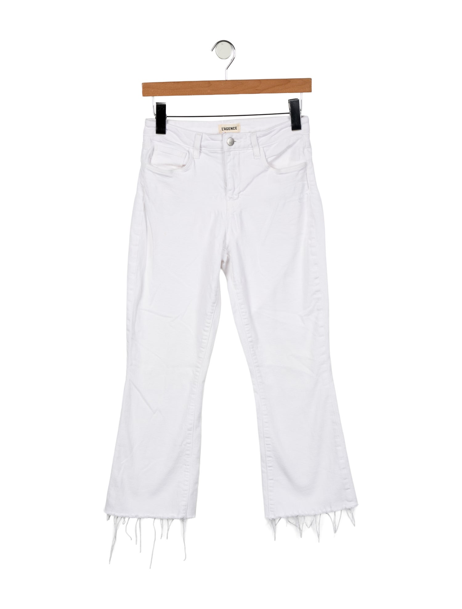 L'Agence Mid-Rise Straight Leg Jeans